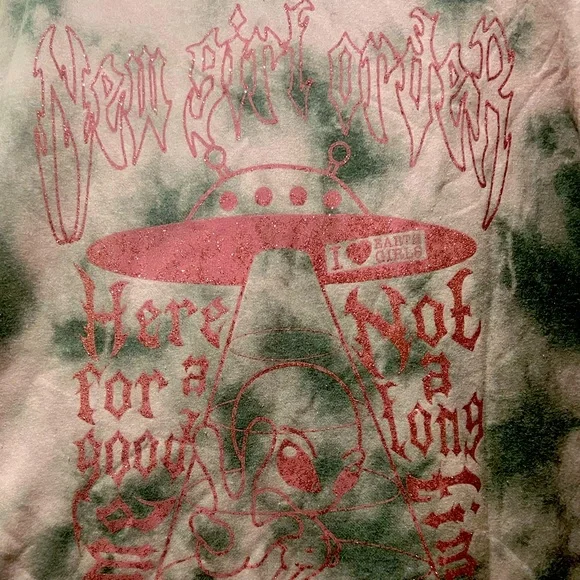 UFO Multi Tie-Dye Hoodie👽 - Picture 3 of 7